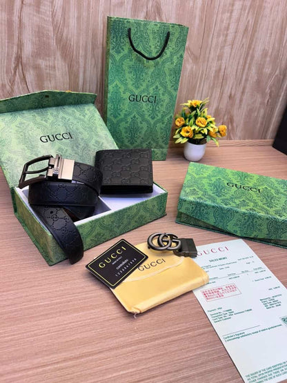 GUCCI_2_Buckle_Belt_&_wallet_Combo_C410