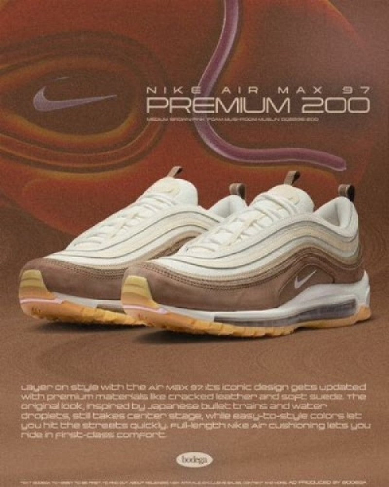 Nike Airmax 97 Muslin Pink Foam Crepe Brown