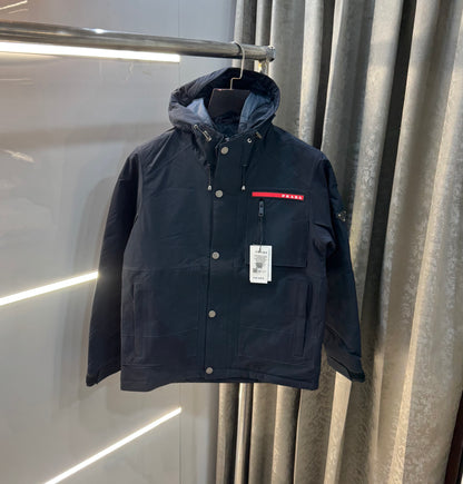Prad a Milano Navy Blue Imported Puffer Jacket