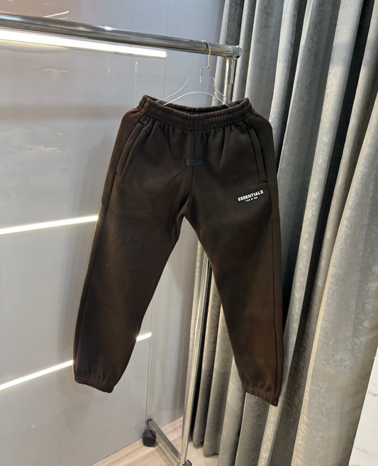 Essential Fog Dark Brown Imported Premium Jogger