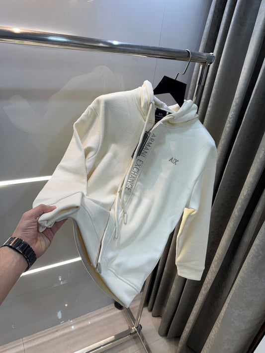 Arman i E-xchange Cream Classic Zipper Jacket