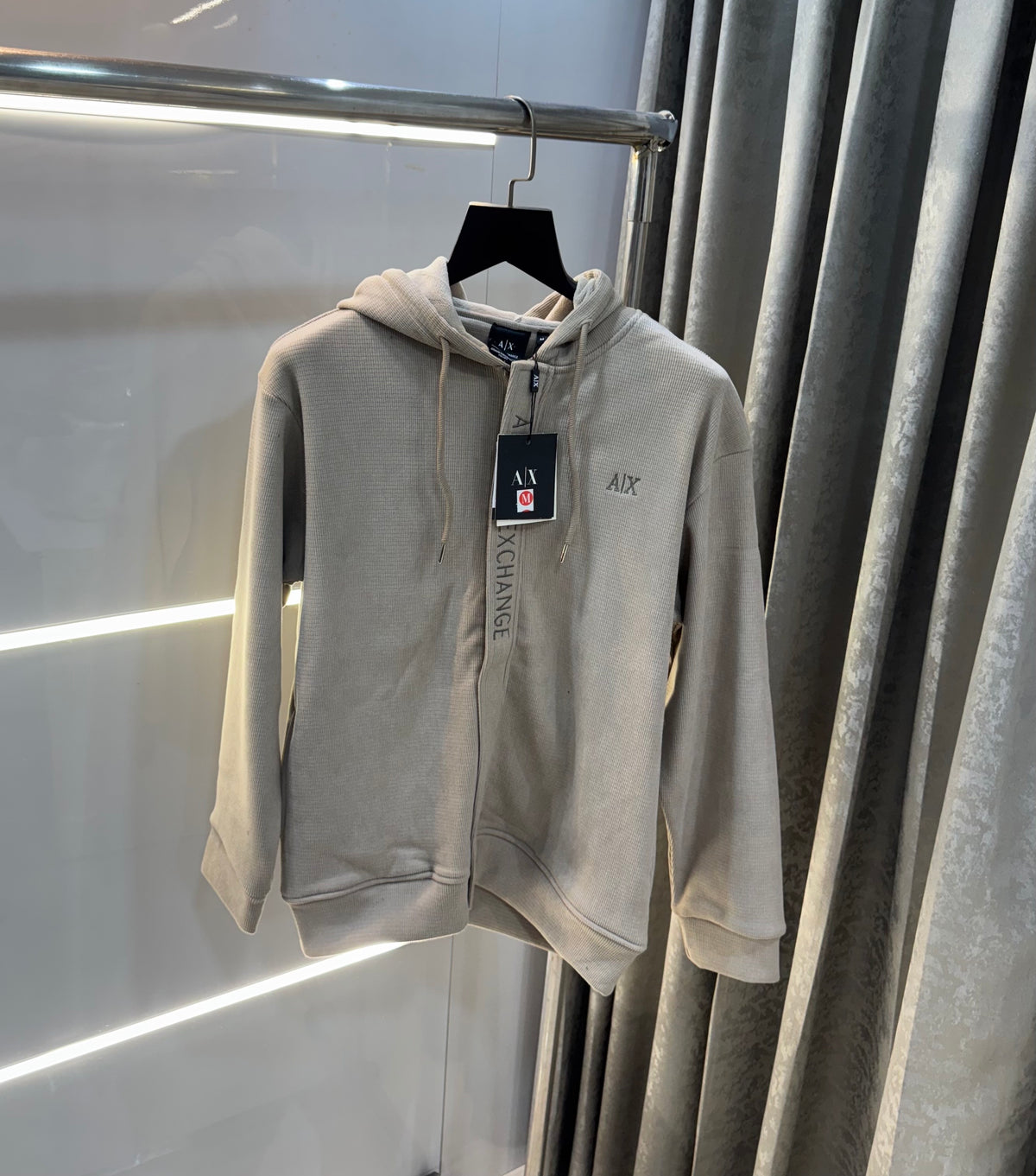 Arman i Exchange Beige Classic Zipper Jacket