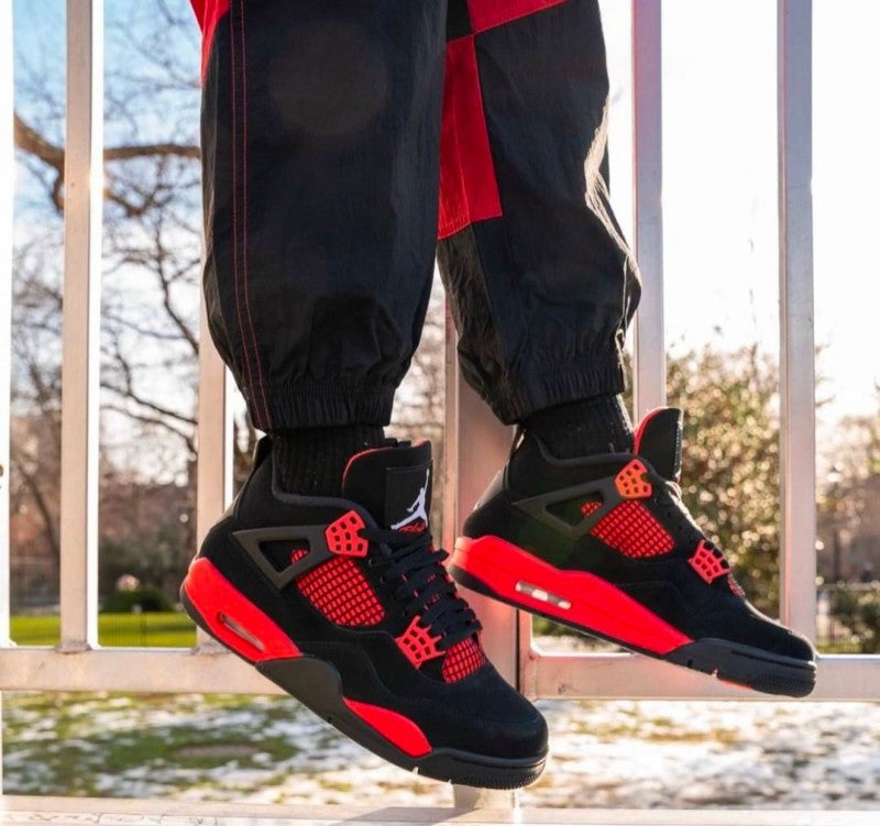 Nike Air Jordan Retro 4 Red Thunder UA