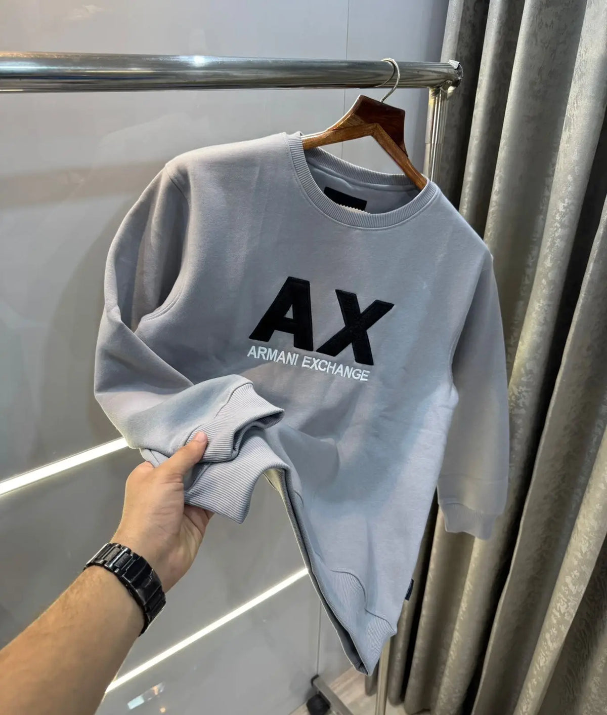 Arman i Ex.change Gery Embroidery Logo Premium Sweatshirt