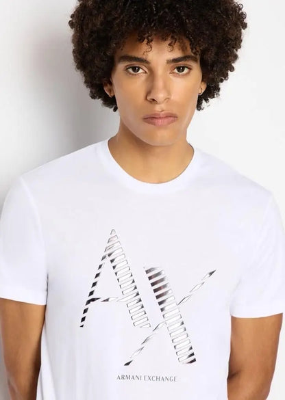 Arman i EXchange White Logo Print Premium T-Shirt