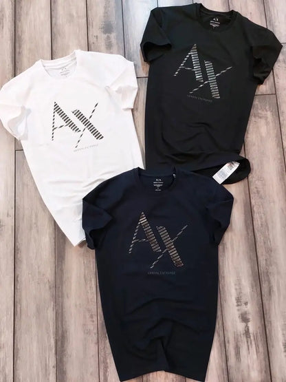 Arman i E...xchange Black Logo Print Premium T-Shirt