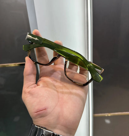 Jacques Marie Mage Green Tiger Premium Glasses 6645