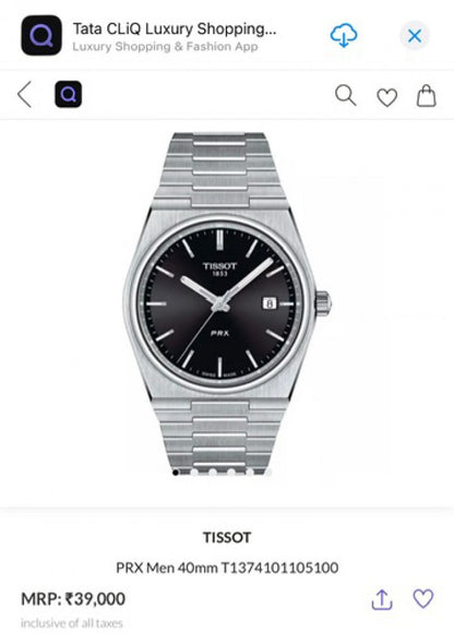 Tissot PRX heavy quality