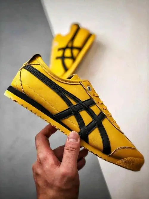 Onitsuka Tiger Mexico 66 SD Yellow Black  7A Premium Sneakers (D-2033)