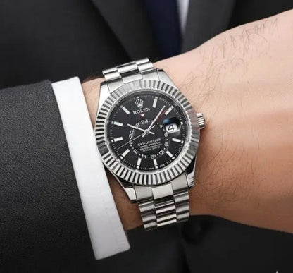 Rolex SkyDweller heavy shift moveme