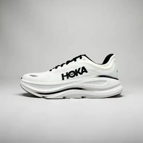 Hok_a Bondi 9 White Black Mens Shoes