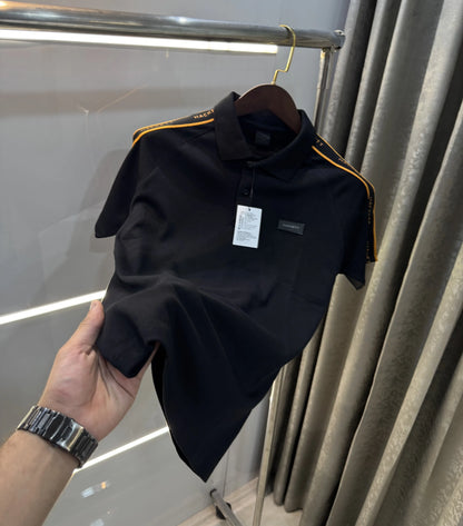 Hacket Black Logo Work Premium Polo T-Shirt
