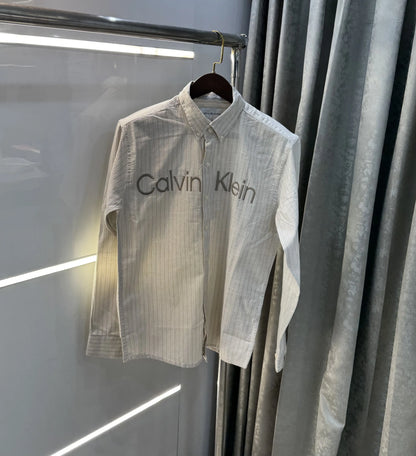 Calvin Klein Beige Logo Work Premium Shirt