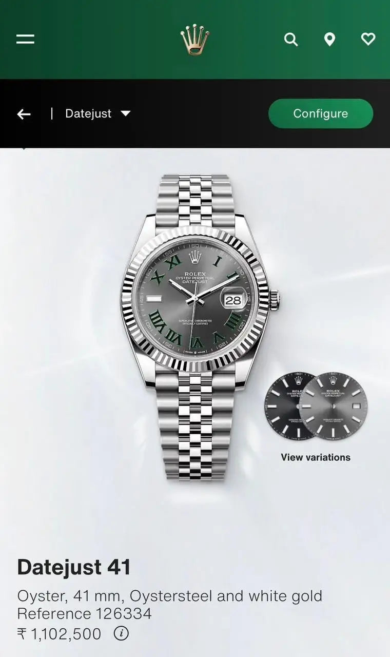 Rolex date just