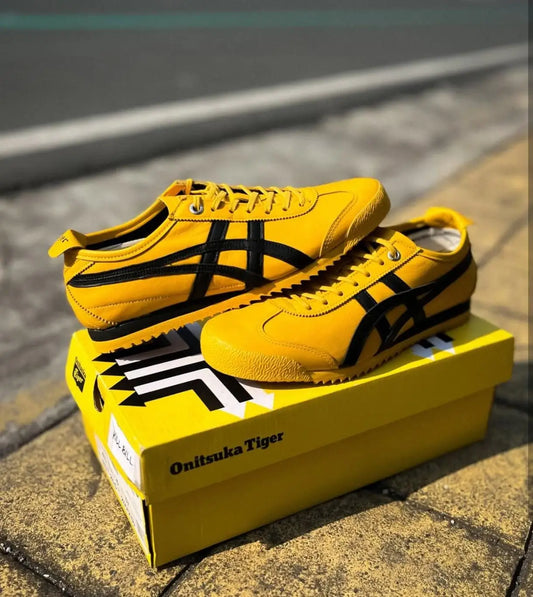 Onitsuka Tiger Mexico 66 SD Yellow Black  7A Premium Sneakers (D-2033)