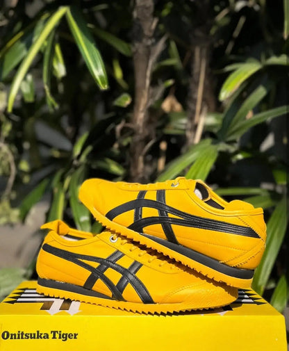 Onitsuka Tiger Mexico 66 SD Yellow Black  7A Premium Sneakers (D-2033)