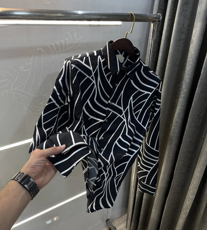 Rare Rabbit Black Design Imported Shirt