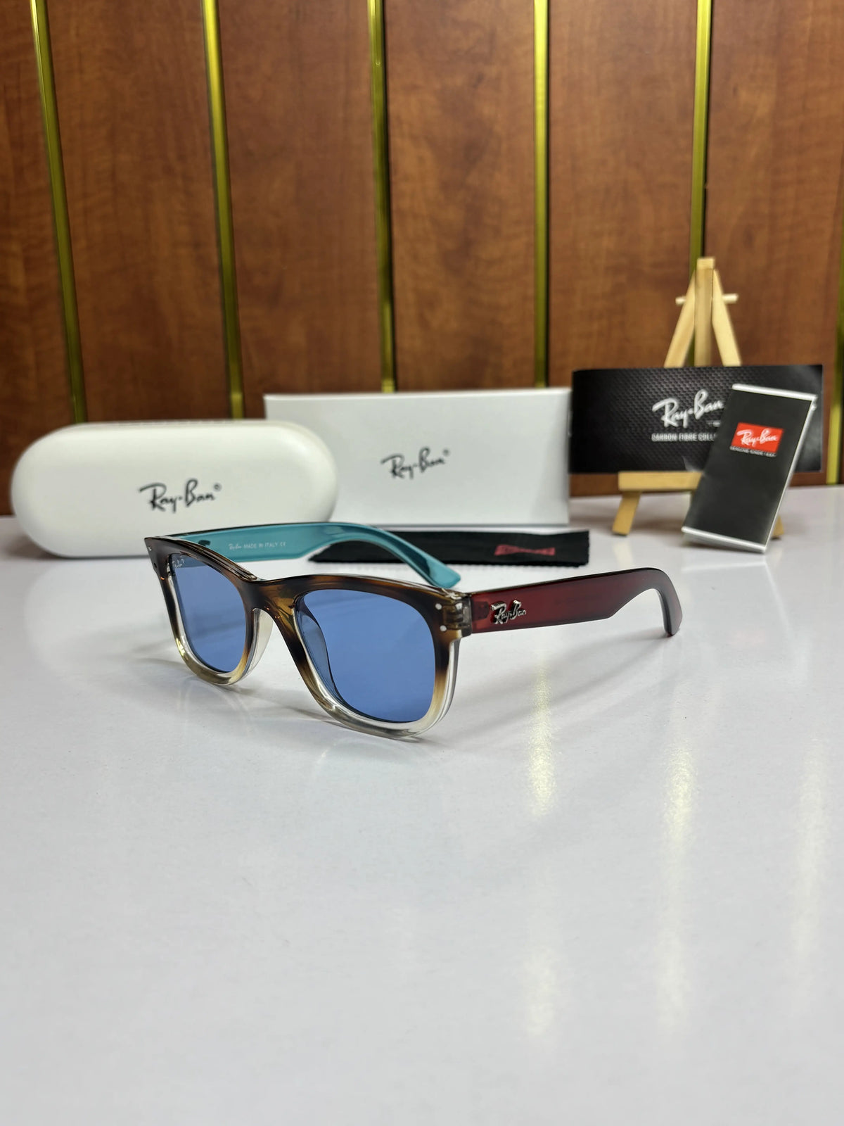 Rayban 0502 brown blue
