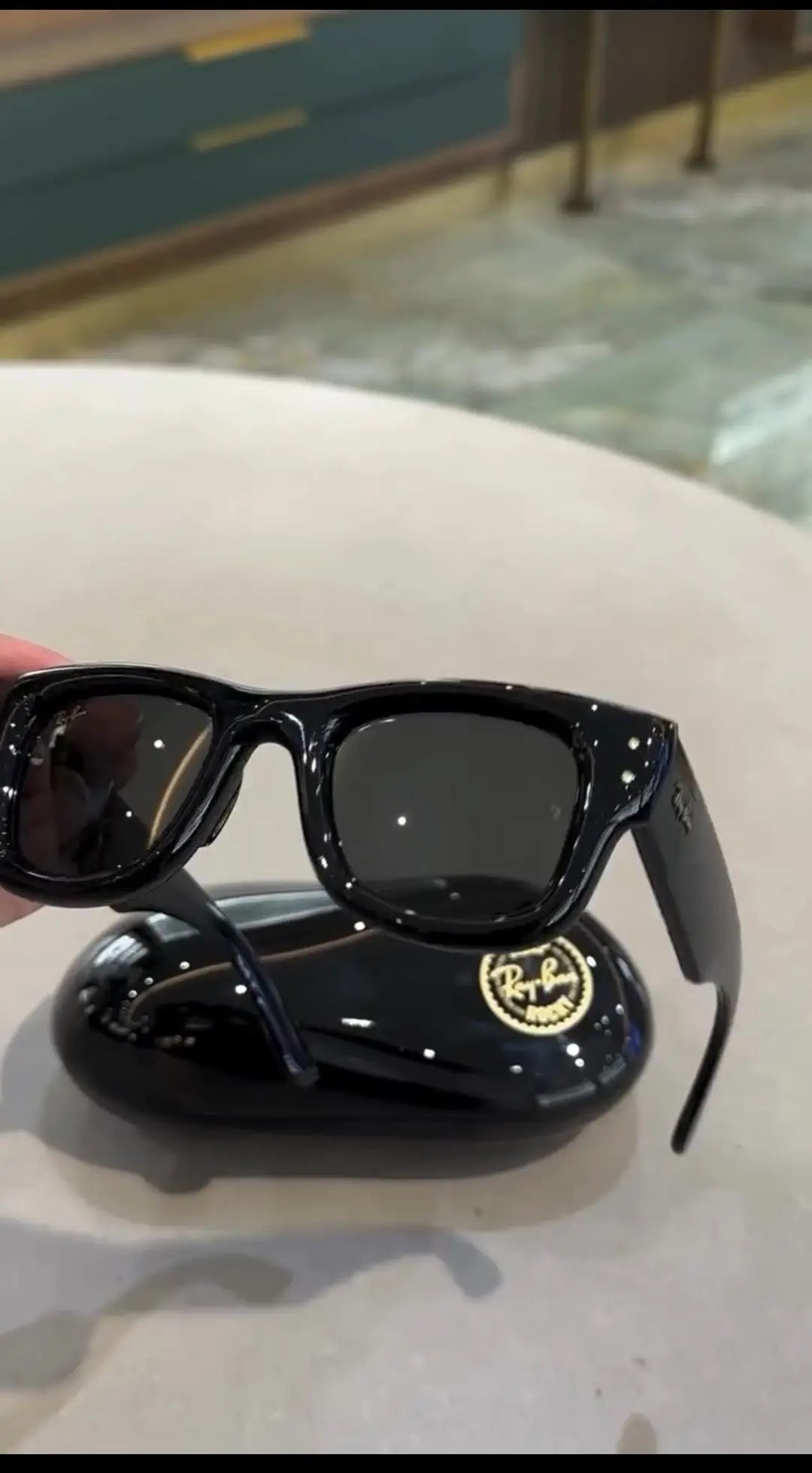 RAYBAN PUFFER BLACK WITHOUT ORIGINAL PACKING