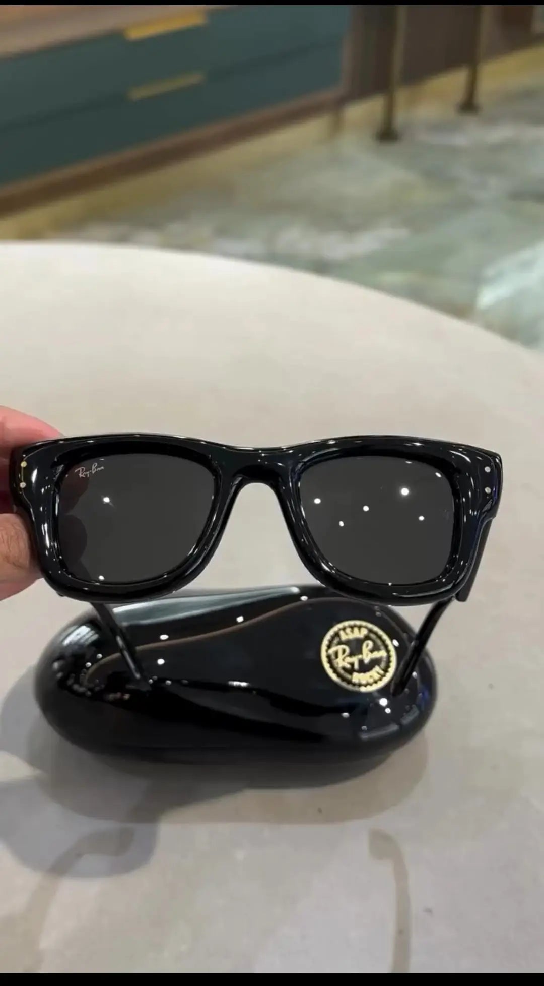 RAYBAN PUFFER BLACK WITHOUT ORIGINAL PACKING
