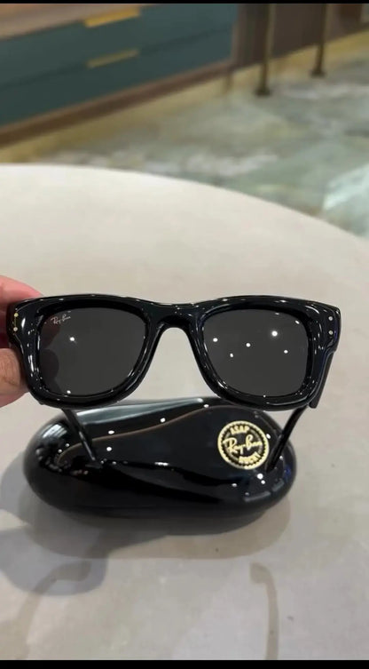 RAYBAN PUFFER BLACK WITHOUT ORIGINAL PACKING