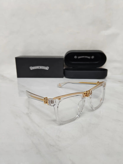 CHORME HEART 11068  WHITE GOLD METAL FRAME AAA+ QUALITY