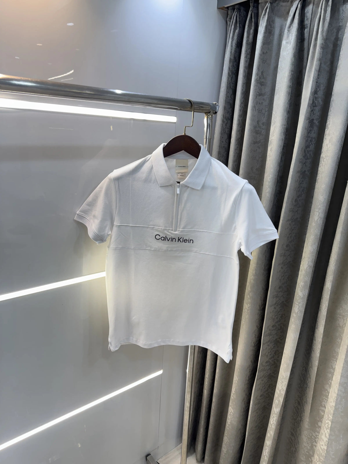 Calvin  Klein White Premium Polo T-Shirt