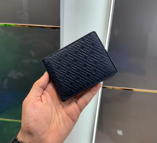 Tommy Hilfige r Navy Monogram Premium Wallet t213