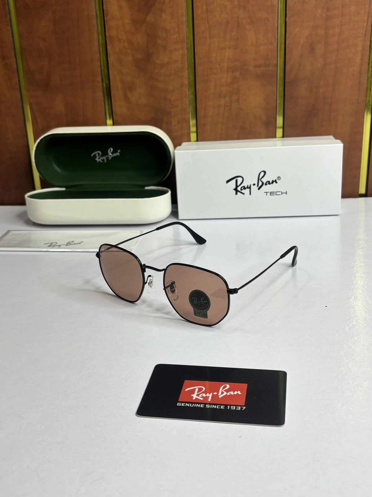 Rayban 3548 Black Red candy