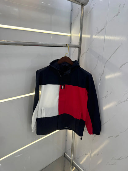 Tomm y Hilfiger Navy Imported Premium Bomber Jacket