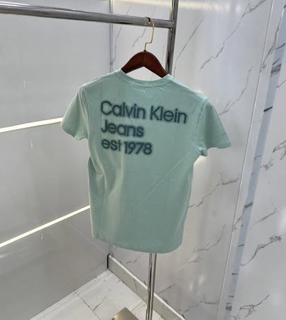 Calvin Klein Green Logo Print Premium T-Shirt