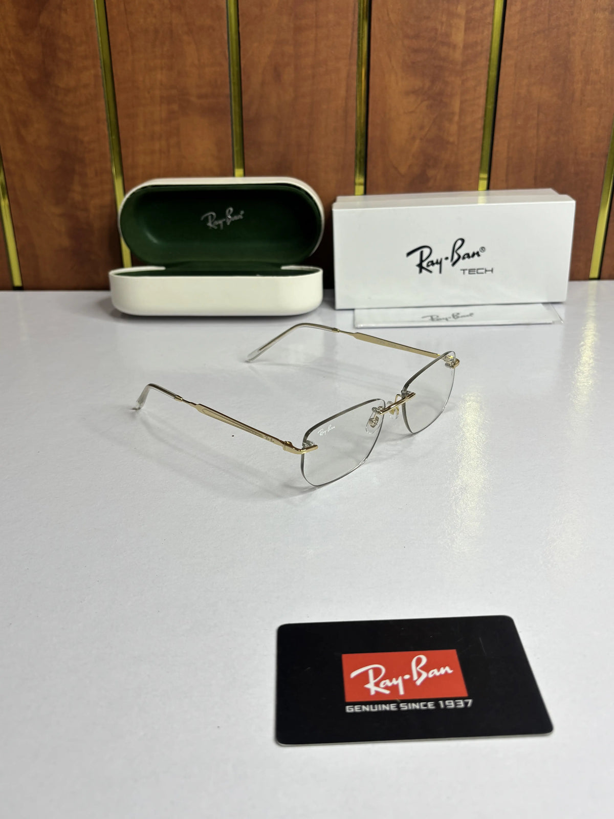 Rayban 3768 Gold Frame