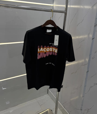 Lacost e Black Printed Imported Oversized T-Shirt
