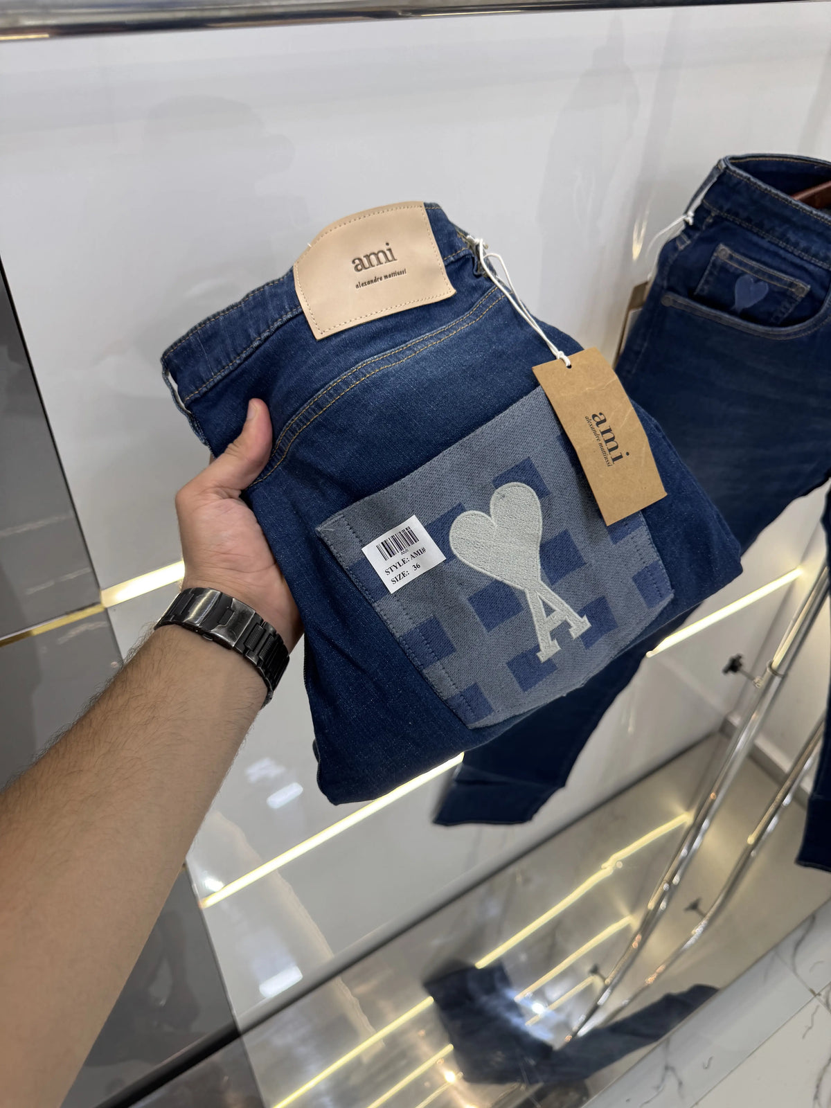 Am i Paris Blue Imported Premium Denim