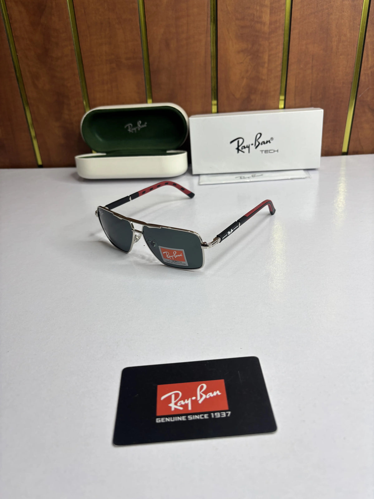 Rayban 9713 Silver Black