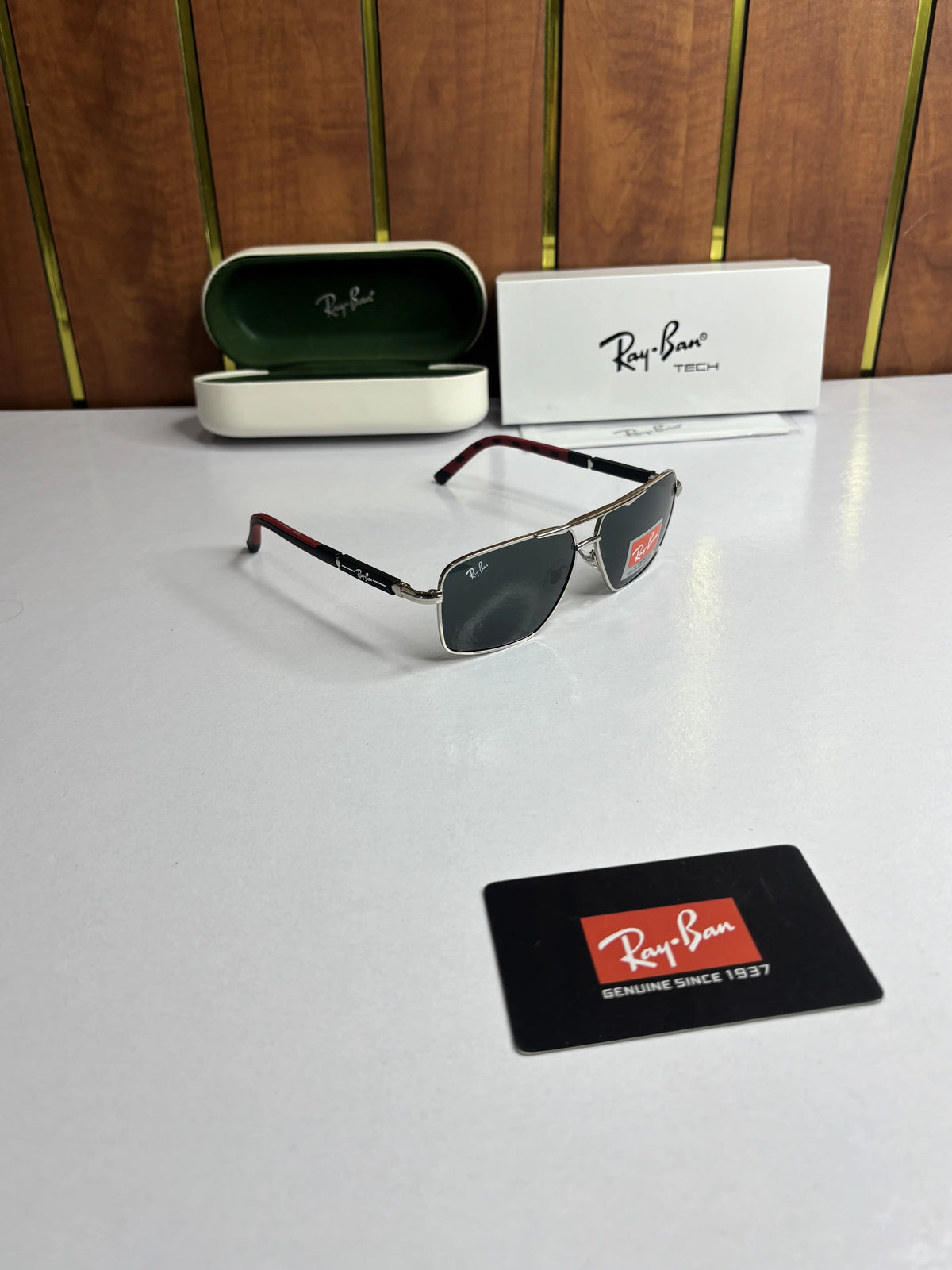 Rayban 9713 Silver Black