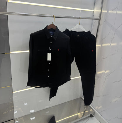 Ralph  Lauren Black Logo Work Premium Tracksuit