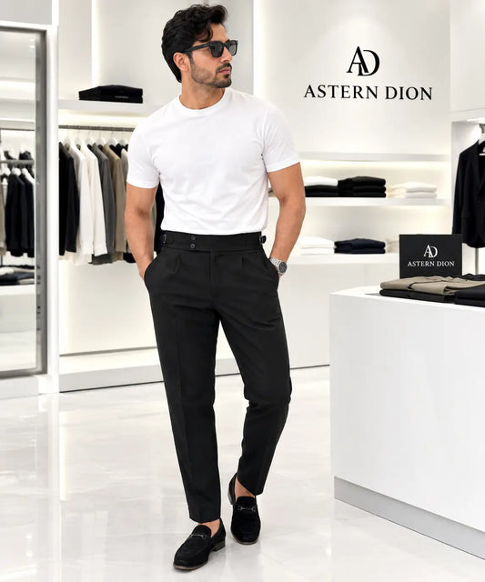Astern Dion Black Imported Korean Trouser