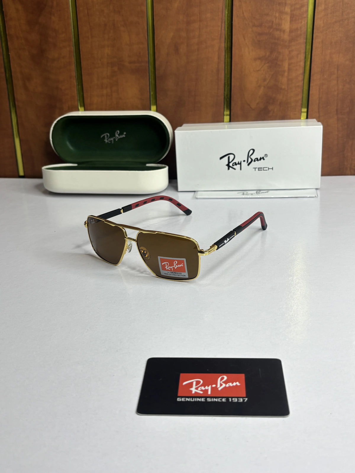 Rayban 9713 Gold Brown