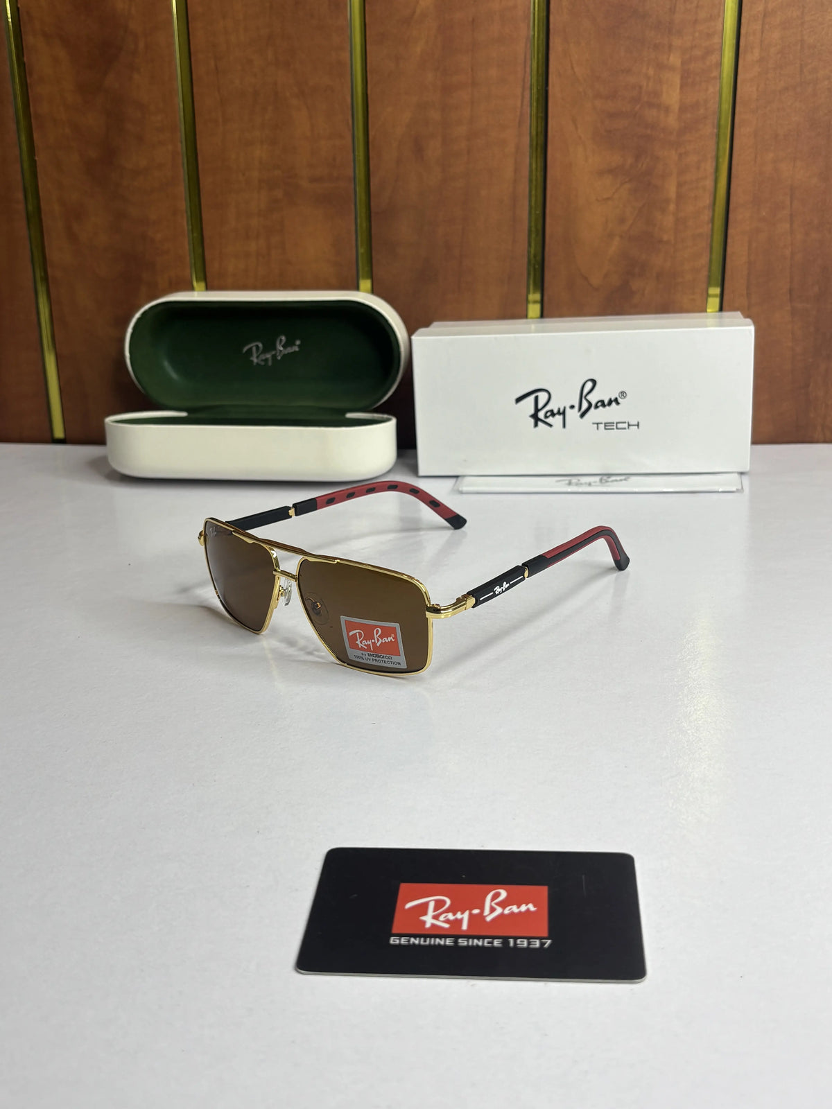 Rayban 9713 Gold Brown