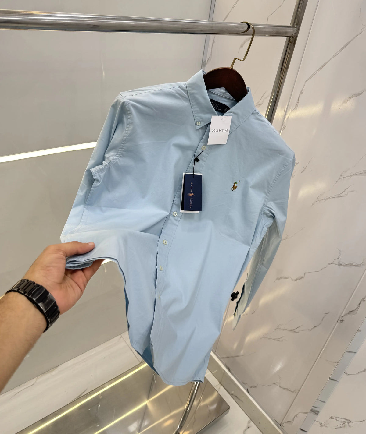 Ralph Lauren Sky Blue Premium cotton Shirt