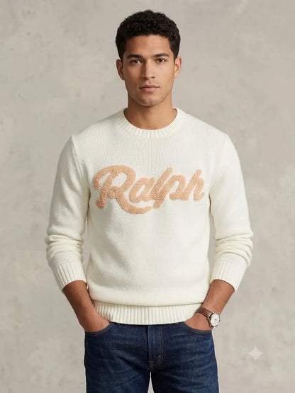 Ralp h Laure.n White Knitted Imported Pull Over