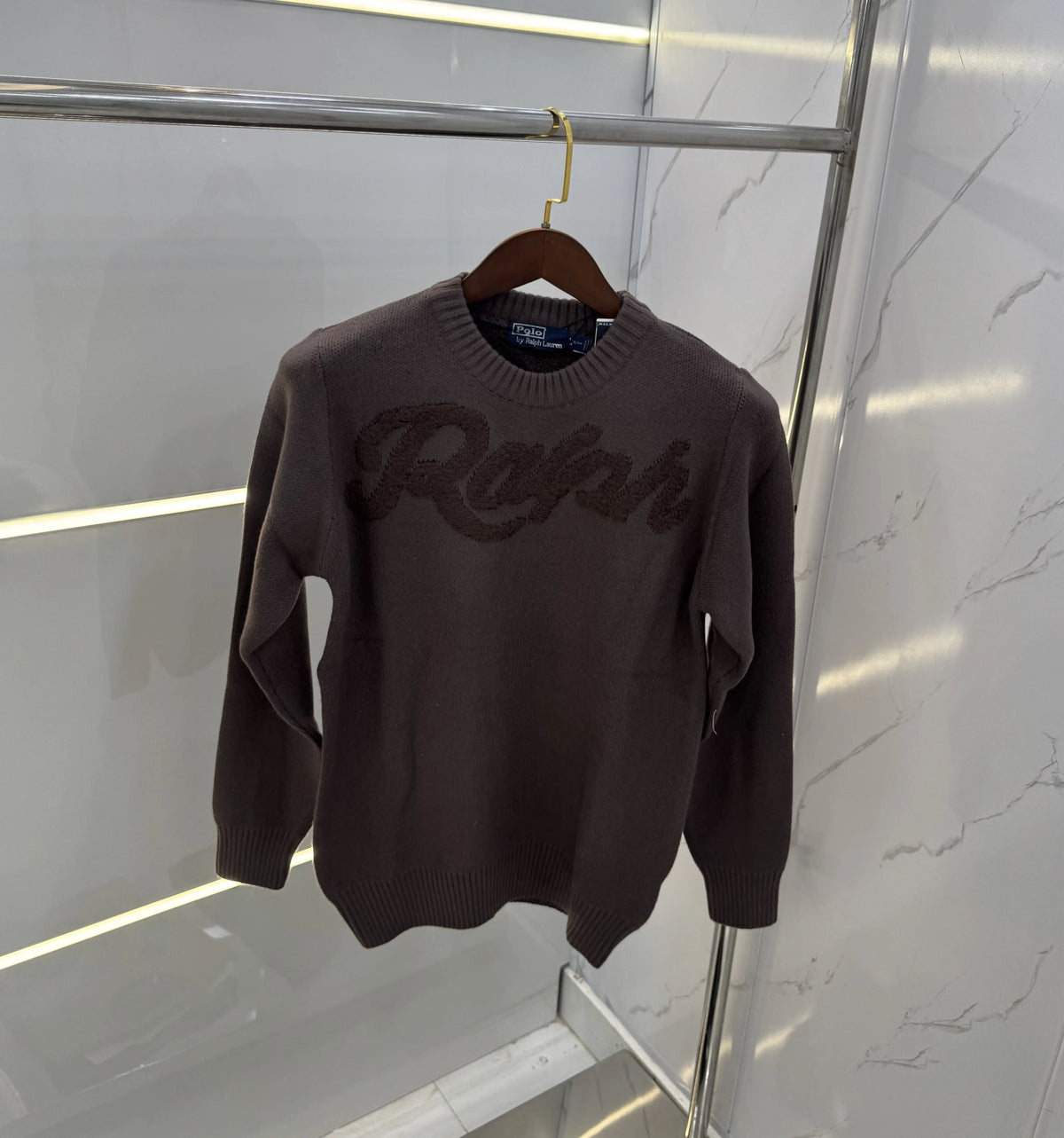 Ralp h Laure.n Brown Knitted Imported Pull Over