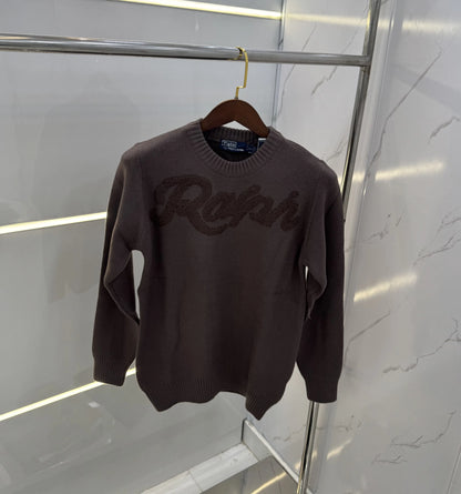 Ralp h Laure.n Brown Knitted Imported Pull Over