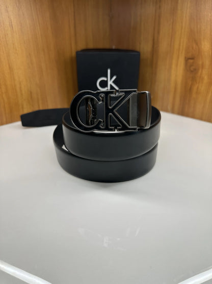 Calvin Klei n Premium Imported Belt Grey Black Autolock ck990