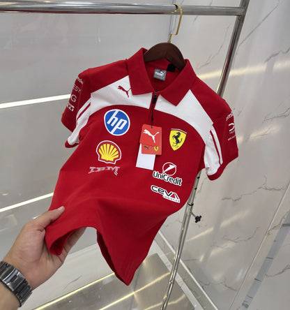 Pum a Red Ferrari Edition Premium Polo T-shirt