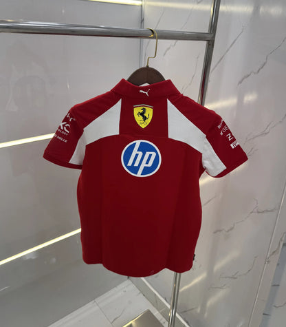 Pum a Red Ferrari Edition Premium Polo T-shirt