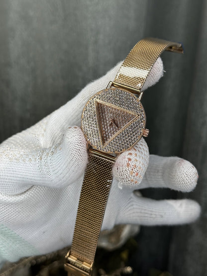 Gues s ICONIC Rose Gold Premium Ladies Watch