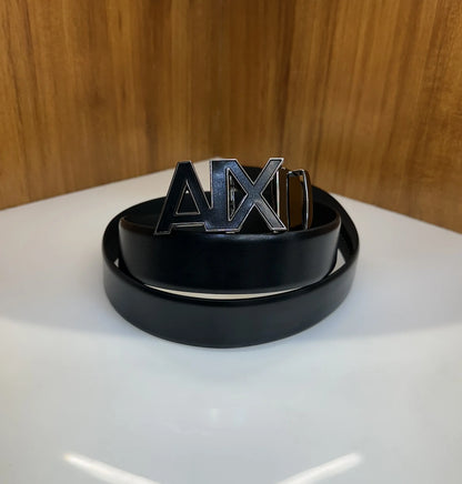 Armani Exchang e Premium Imported Belt Grey Black Autolock g9089