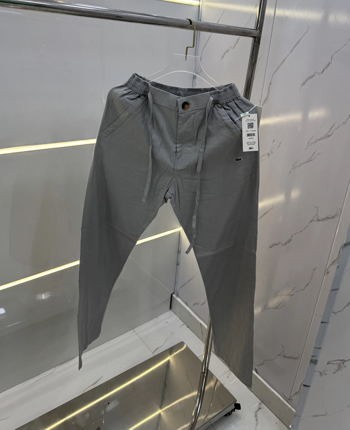 Lacost e Grey Premium Linen Trouser